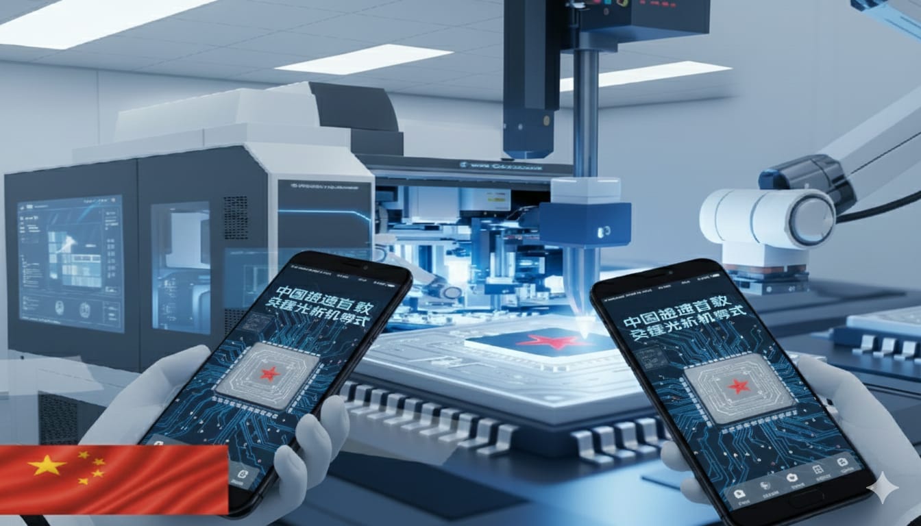 الصين تتجاوز الغرب: آلة طباعة ضوئية متطورة لرقائق أشباه الموصلات تدخل الاختبار