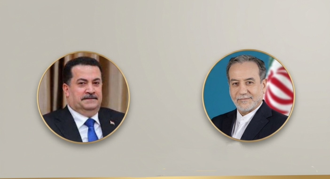 السوداني وعراقجي يؤكدان رفض التصعيد ويدعوان إلى تحصين استقرار المنطقة