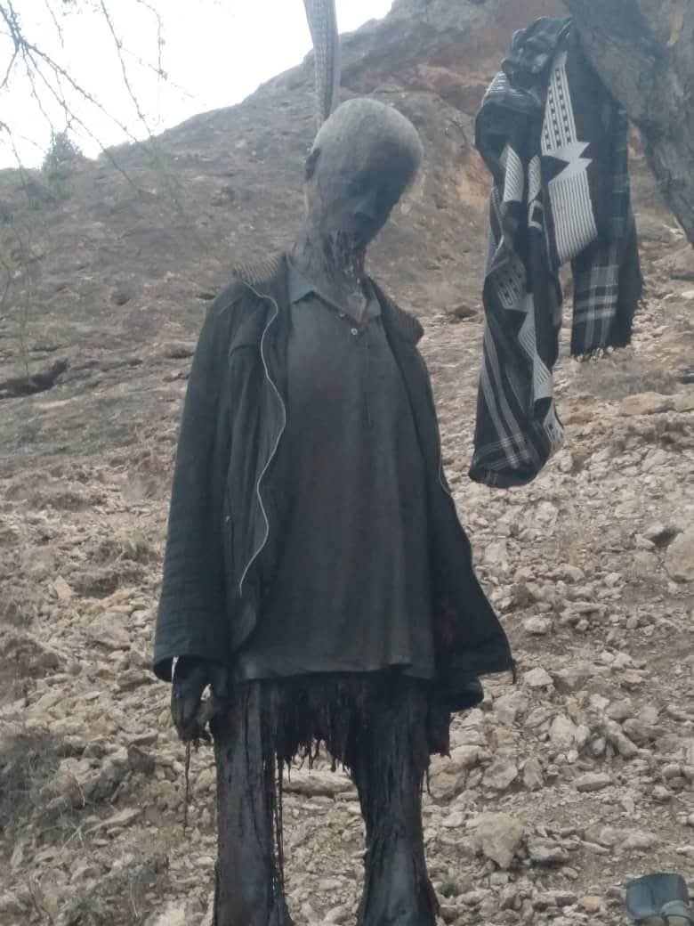 العثور على جثة رجل مشنوق في جبال عدف بتعز