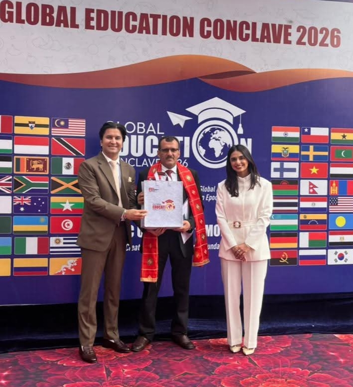 المستشار المخلافي يشارك في المؤتمر العالمي للتعليم 2026 في الهند