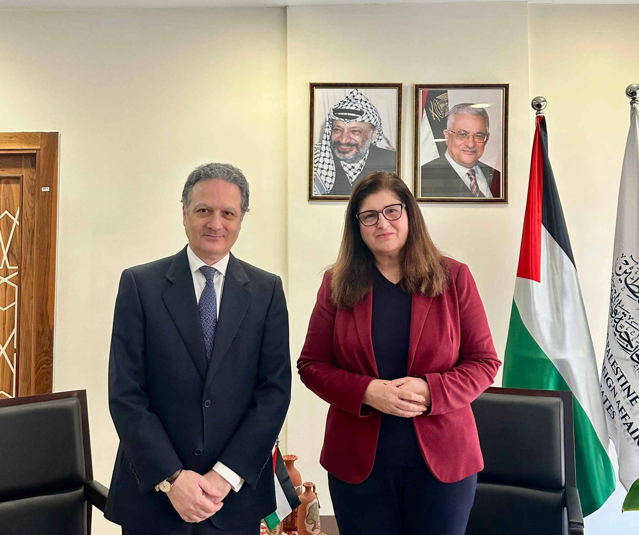 الخارجية الفلسطينية تبحث مع إسبانيا تطورات غزة والضفة وتعزيز العلاقات الثنائية