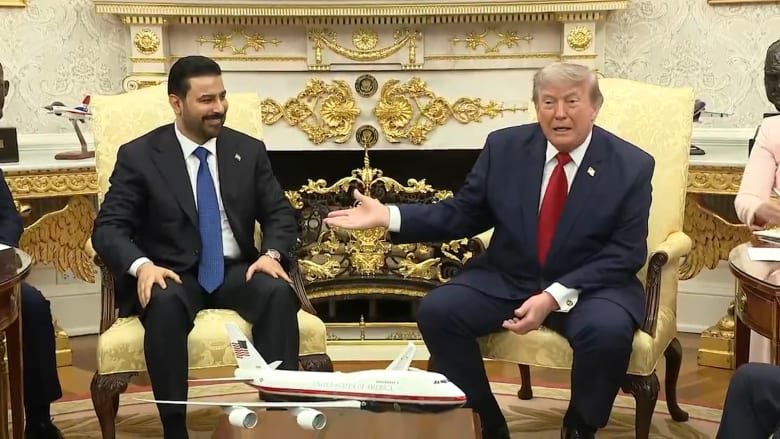 ترامب: لا حاجة لاستمرار الوجود العسكري الأمريكي في العراق.. وشراكة نفطية مرتقبة مع بغداد